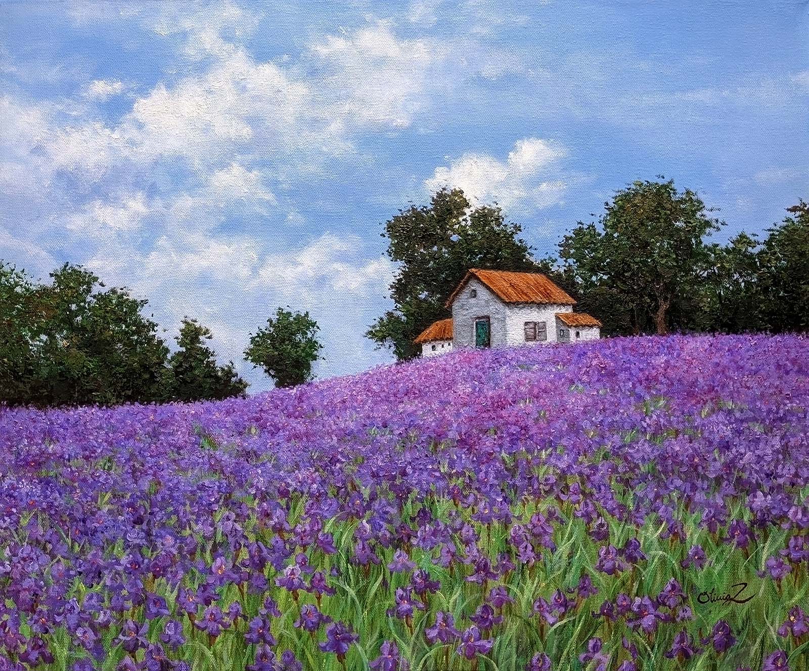 Iris Field by Olivia Zeng: A Commission Born from Pure Color